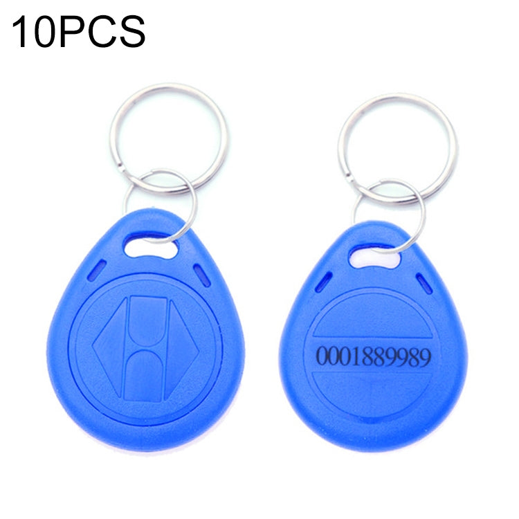 10 PCS 125KHz TK/EM4100 Proximity ID Card Chip Keychain Key Ring 10 PCS 125KHz TK/EM4100 Proximity ID Card Chip Keychain Key Ring